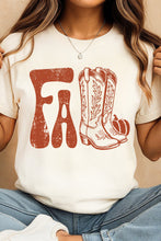 Load image into Gallery viewer, White FALL Boots Cracking Graphic T Shirt
