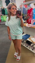 Load image into Gallery viewer, Green Polka Dot Print Set
